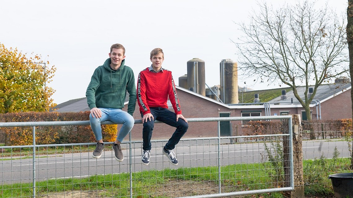 Tiener-broers over de toekomst van de boerderij